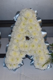 Letter Tributes in flowers  local delivery