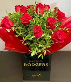 Red Rose Bouquet  of either 12, 18, 24, 50