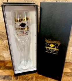 Graduation boxed Champagne glass